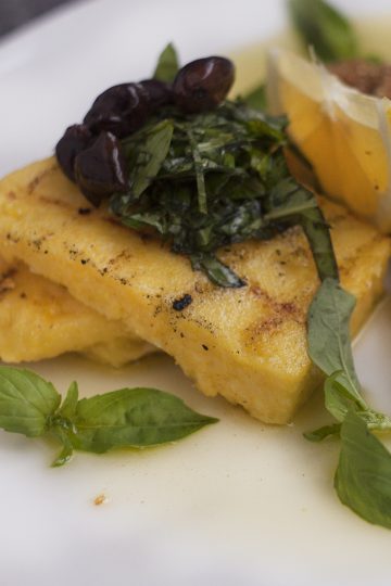 Grilled polenta. Step by step picture recipes in cooking blog.