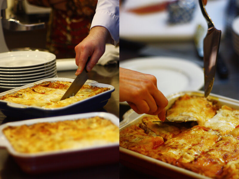 Lasagna. Lesson "Tastes of Italy". Сooking school "My Odessa Cuisine".