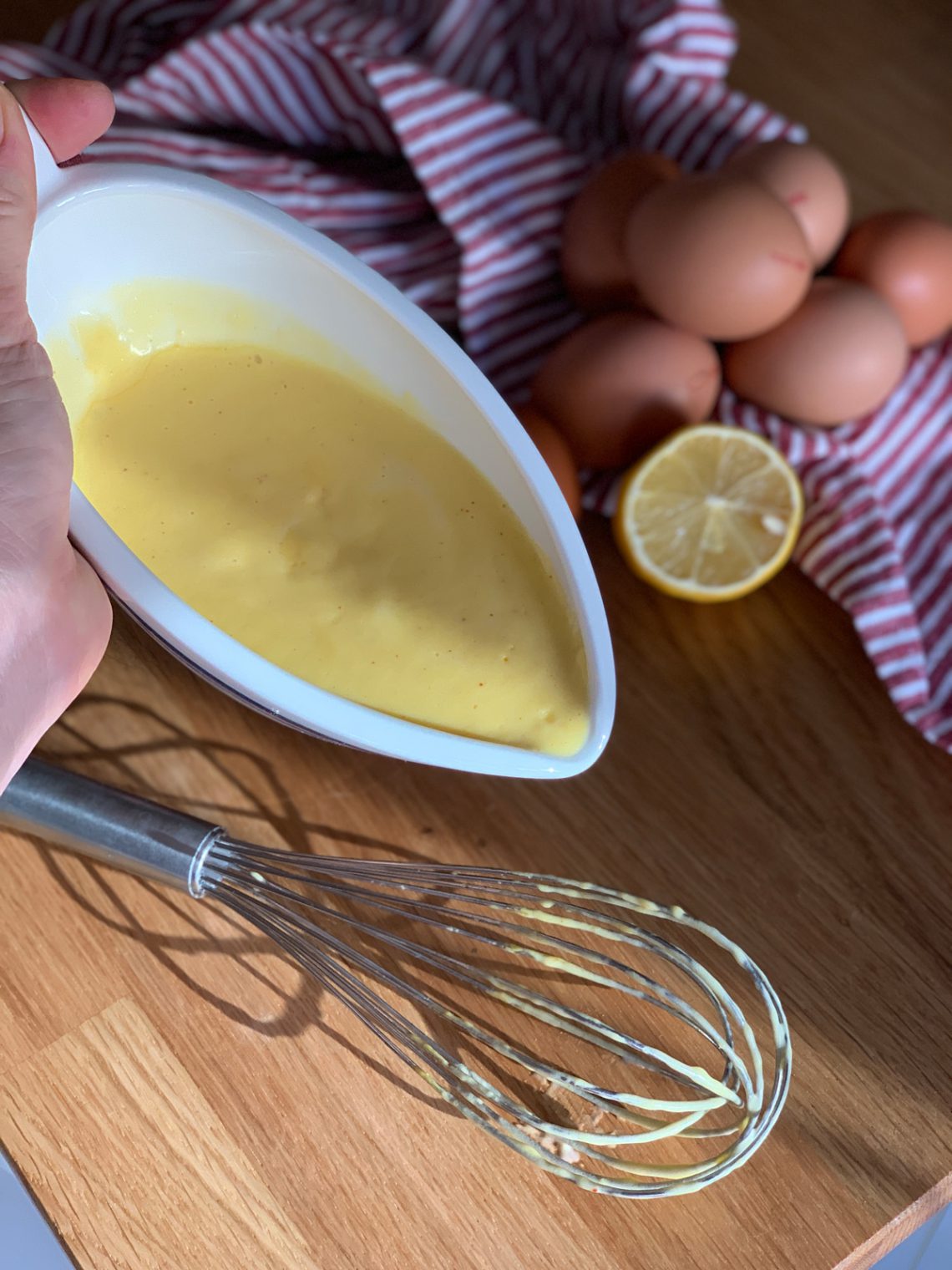 Hollandaise fish sauce by Alexandra Stefoglo. Step by step recipes in Maria Kalenska blog