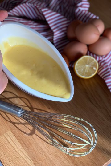 Hollandaise fish sauce by Alexandra Stefoglo. Step by step recipes in Maria Kalenska blog