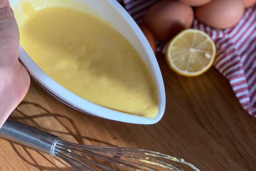 Hollandaise fish sauce by Alexandra Stefoglo. Step by step recipes in Maria Kalenska blog