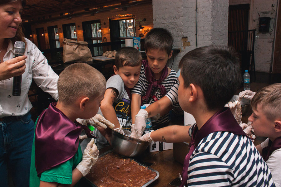 How to cook chocolate sausage. Сooking class with chef in Odessa