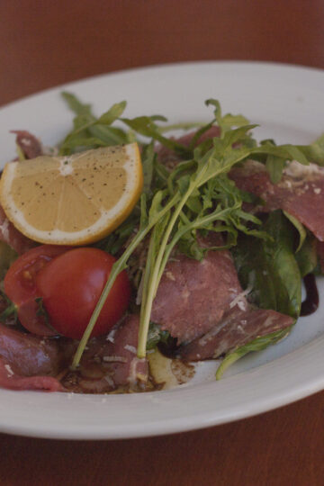 Veal carpaccio. Easy recipes and cooking tips in culinary blog