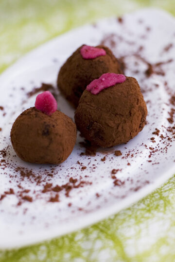 Chocolate rum truffles by Veronika. Step by step recipes in Maria Kalenska blog