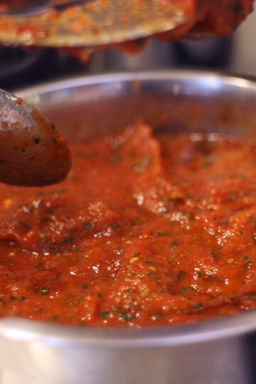 Red sauce for meat by Ivan. Easy food recipes in best food and cooking blog