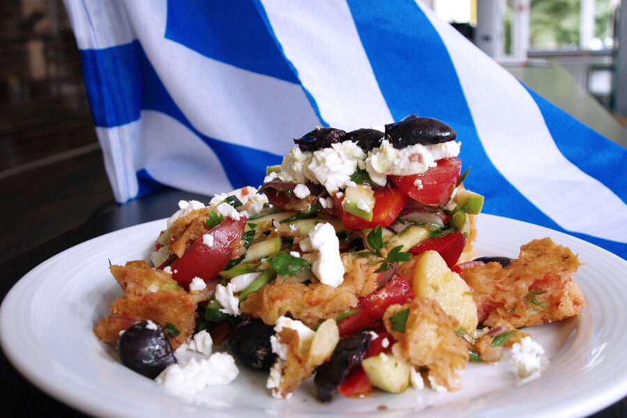 Cretan Salad. Best cooking recipes with step-by-step photos.