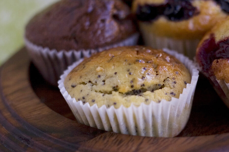 Lemon poppy seed muffins. Step by step cooking recipes of tasty dishes