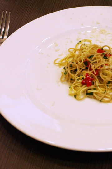 Spaghetti peperoncino