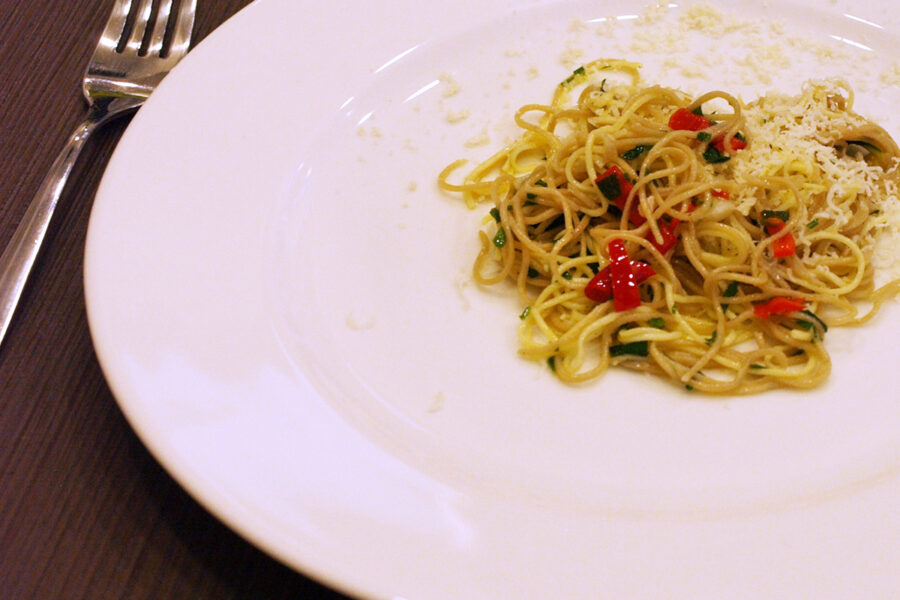 Spaghetti peperoncino