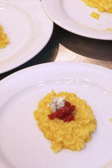 Pumpkin and blue cheese risotto. Best recipes with photos of tasty dishes.