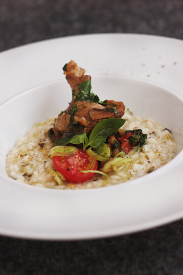 Risotto with duck. Best recipes with photos of tasty dishes.