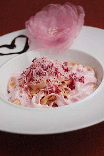 Rosé pasta. Best recipes with photos of tasty dishes.