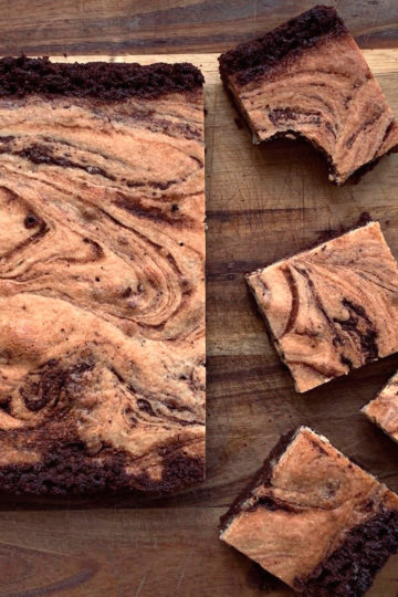 Tahini brownies. Home cooking recipes with step-by-step photos.