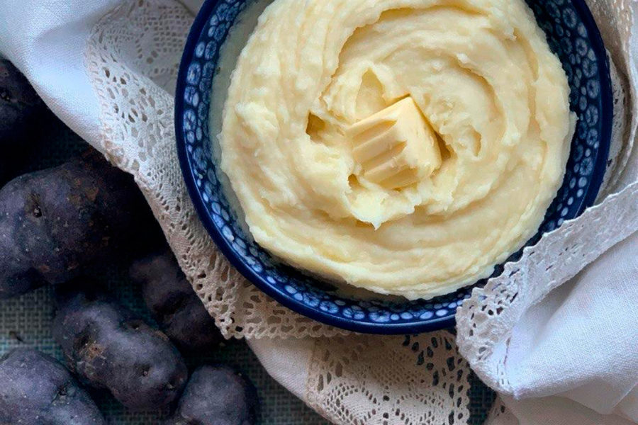 Joël Robuchon's mashed potatoes. Home cooking recipes with step-by-step photos.