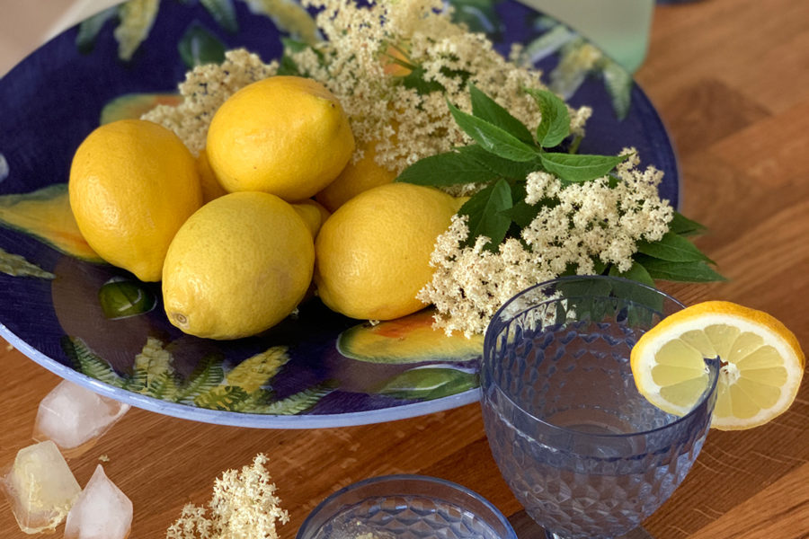 Socată or elderflower cordial. Delicious recipes from famous chefs.