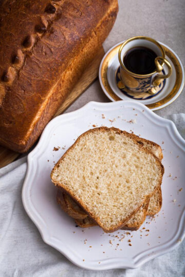 Classic sourdough brioche. The best culinary blog for cooking at home.