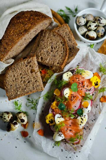 Buckwheat sourdough bread by Mykola Nevrev. The best culinary blog for cooking at home.