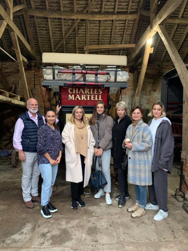 Meeting with famous cheese maker Charles Martell in Maria Kalenska gastronomy blog.