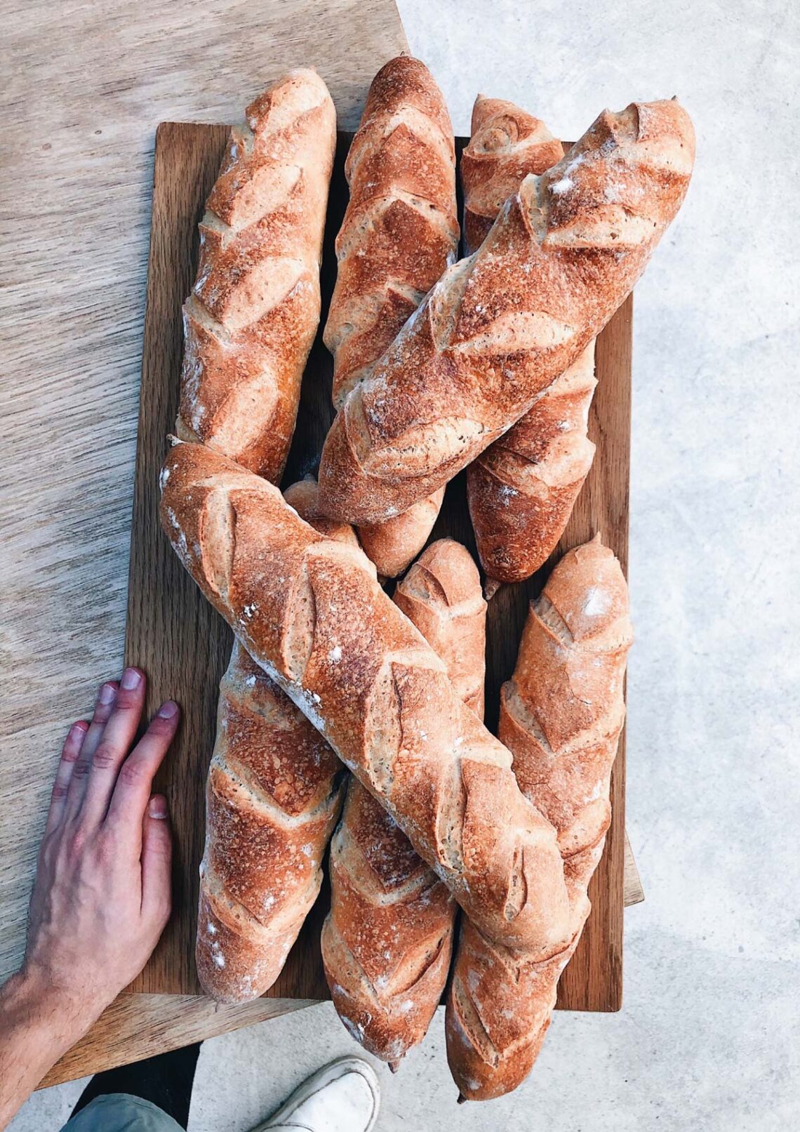 Buckwheat Baguettes by baker Mykola Nevrev. Best cooking at home recipes.