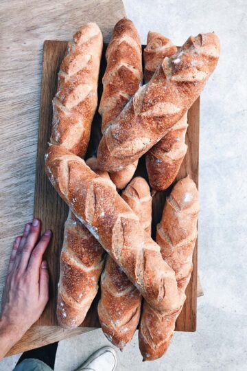 Buckwheat Baguettes by baker Mykola Nevrev. Best cooking at home recipes.