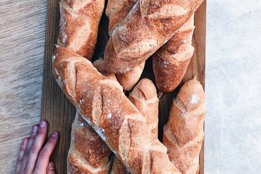 Buckwheat Baguettes by baker Mykola Nevrev. Best cooking at home recipes.