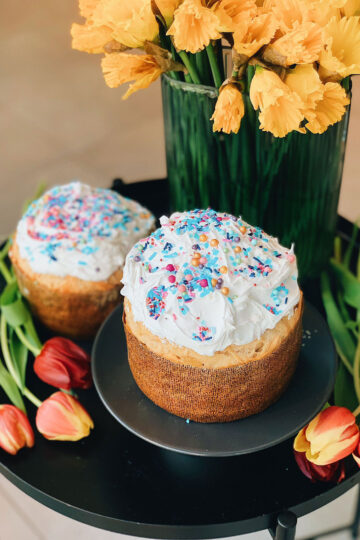 Sourdough Ukrainian Easter Bread (Paska) by my Odessa grandmother - cooking at home recipes with photos and instructions