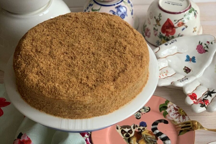 Honey cake - a great desert for holidays.